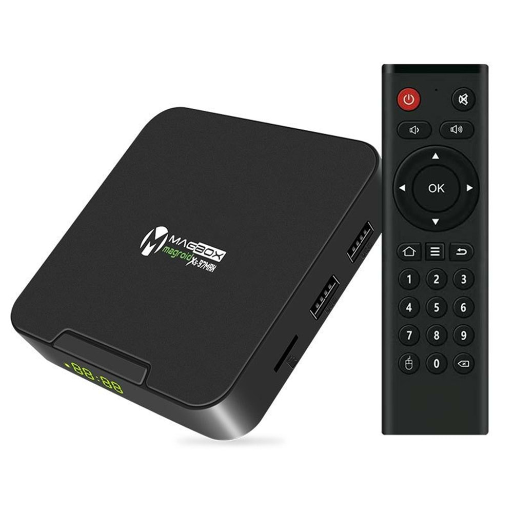 Magbox Magroid XS97Max 4GB Ram 32GB HDD 4K Ip Tv Box (Android 9.1)