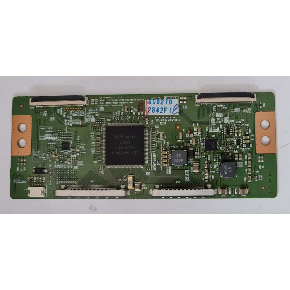 6870C-0402C, 32/37/42/47/55 FHD TM240 VER0.4, LG T-CON BOARD