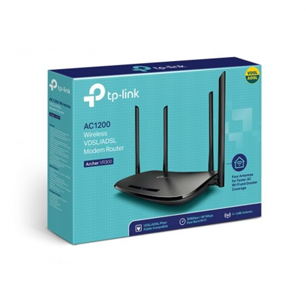 TP-LINK ARCHER VR300 1200 DUAL BAND ADSL/VDSL MODEM