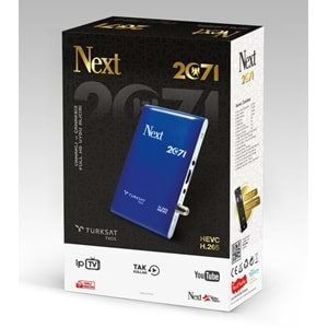 NEXT 2071 IPTV H265 DESTEKLİ UYDU ALICI