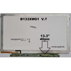 B133XW01 V.7 Uyumlu Notebook Lcd Ekran - Panel / 14mm Versiyon