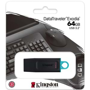 Kingston 64GB USB 3.2 Exodia DataTravele