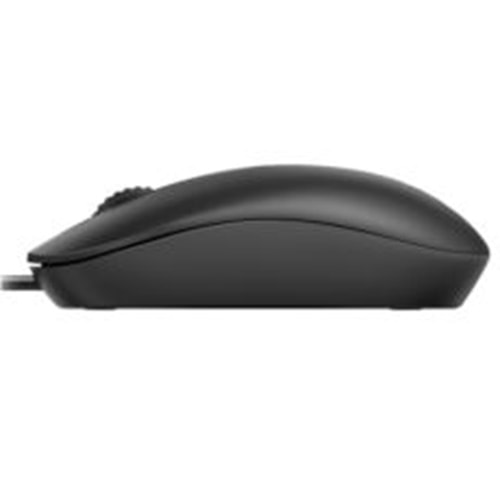 N200 1600DPI Her İki El İle Kullanılabilir USB Siyah Mouse