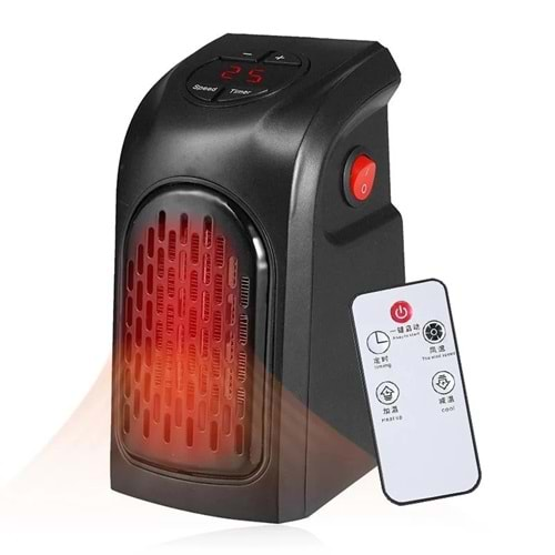 Powermaster Priz Tipi Mini Fanlı Pratik Isıtıcı 7585